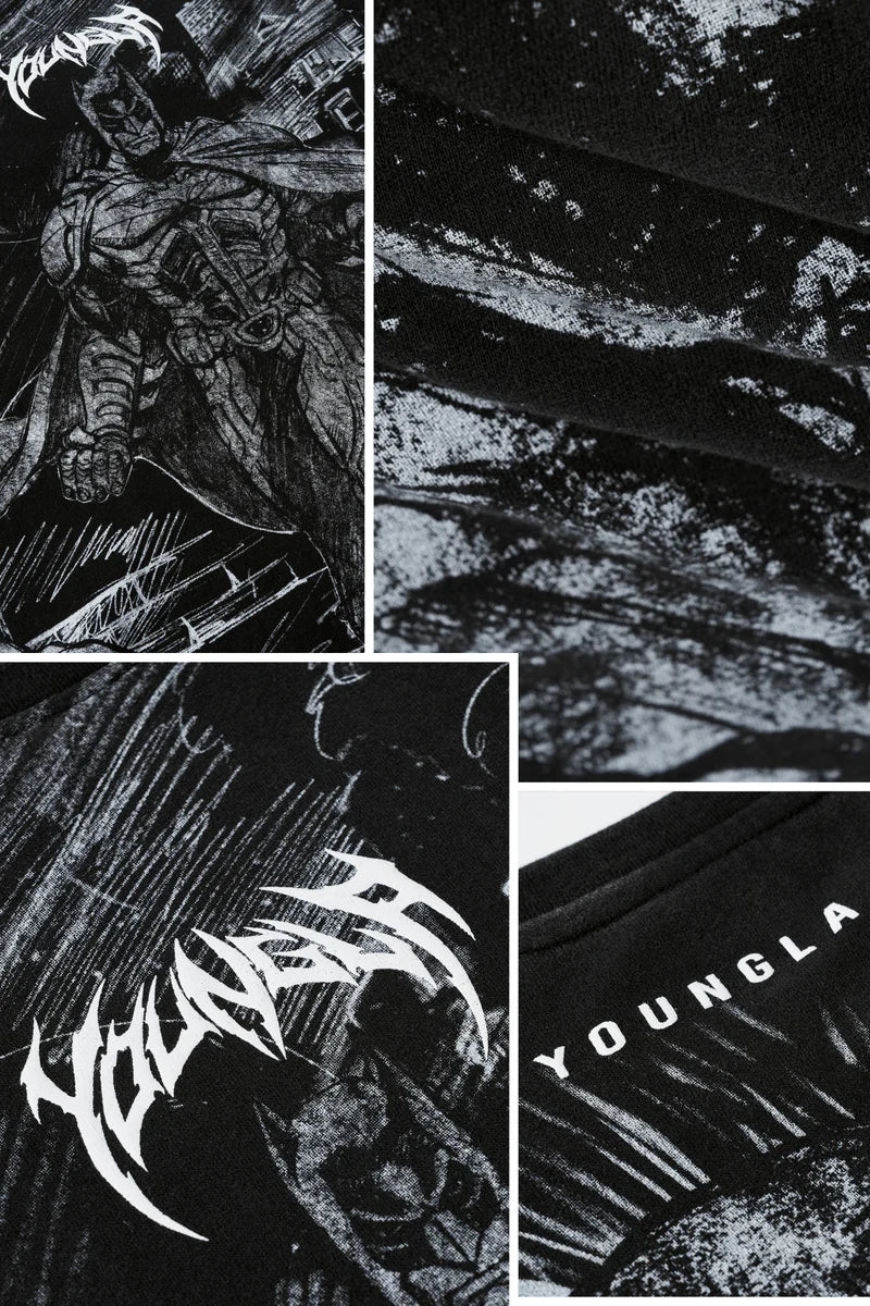 8002 - Batman Comic Longsleeves