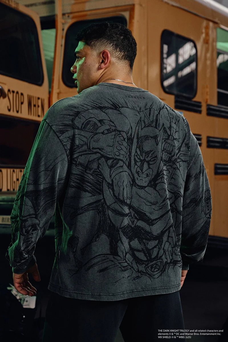 8002 - Batman Comic Longsleeves